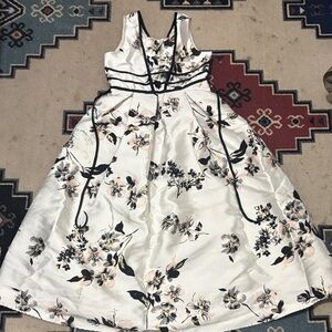 Speechless White Floral Kids Formal Dress